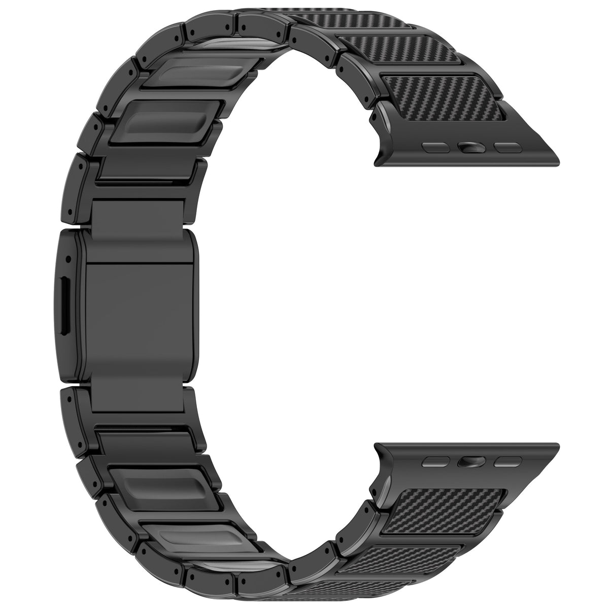 Titanium & Carbon Fiber Magnetic Link Band