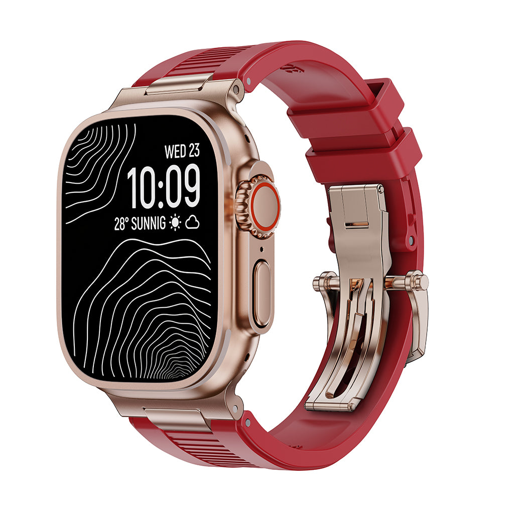 The Chrono-Strata | Premium FKM Apple Watch Band