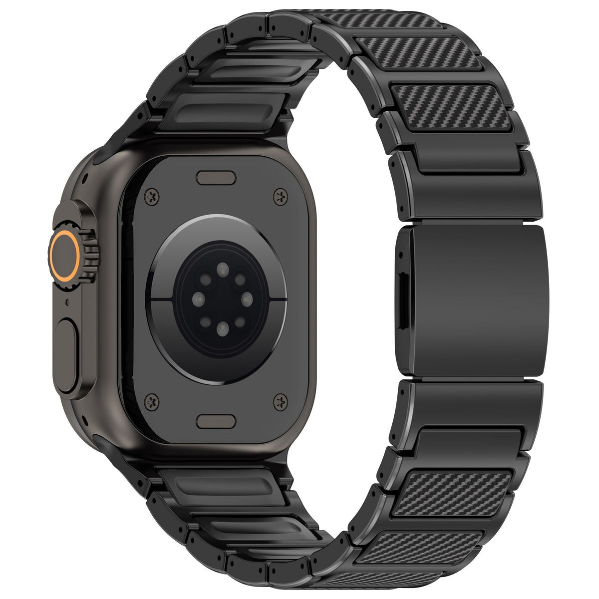 Titanium & Carbon Fiber Magnetic Link Band