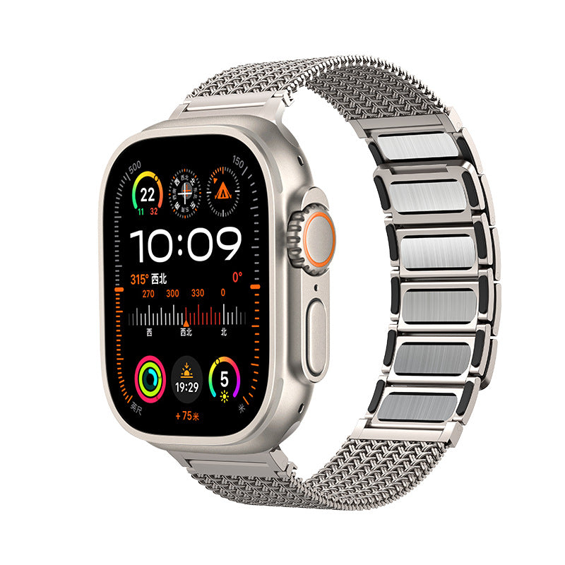 Stainless Steel Braided Magnetic Band For Apple Watch