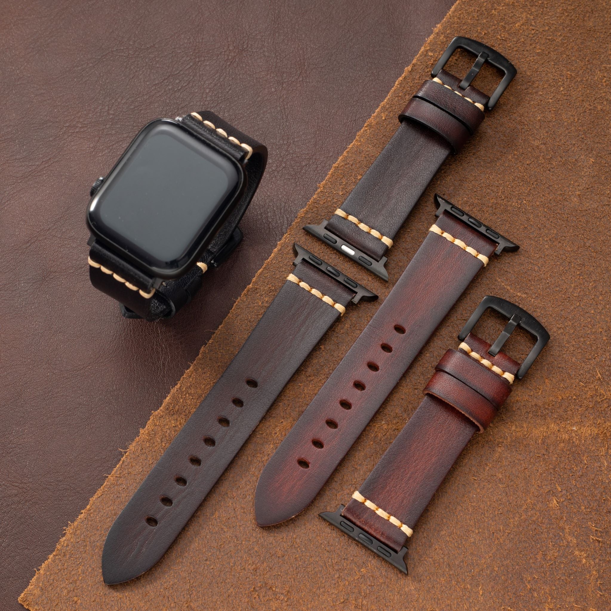 Full-Grain Leather Band for Apple Watch