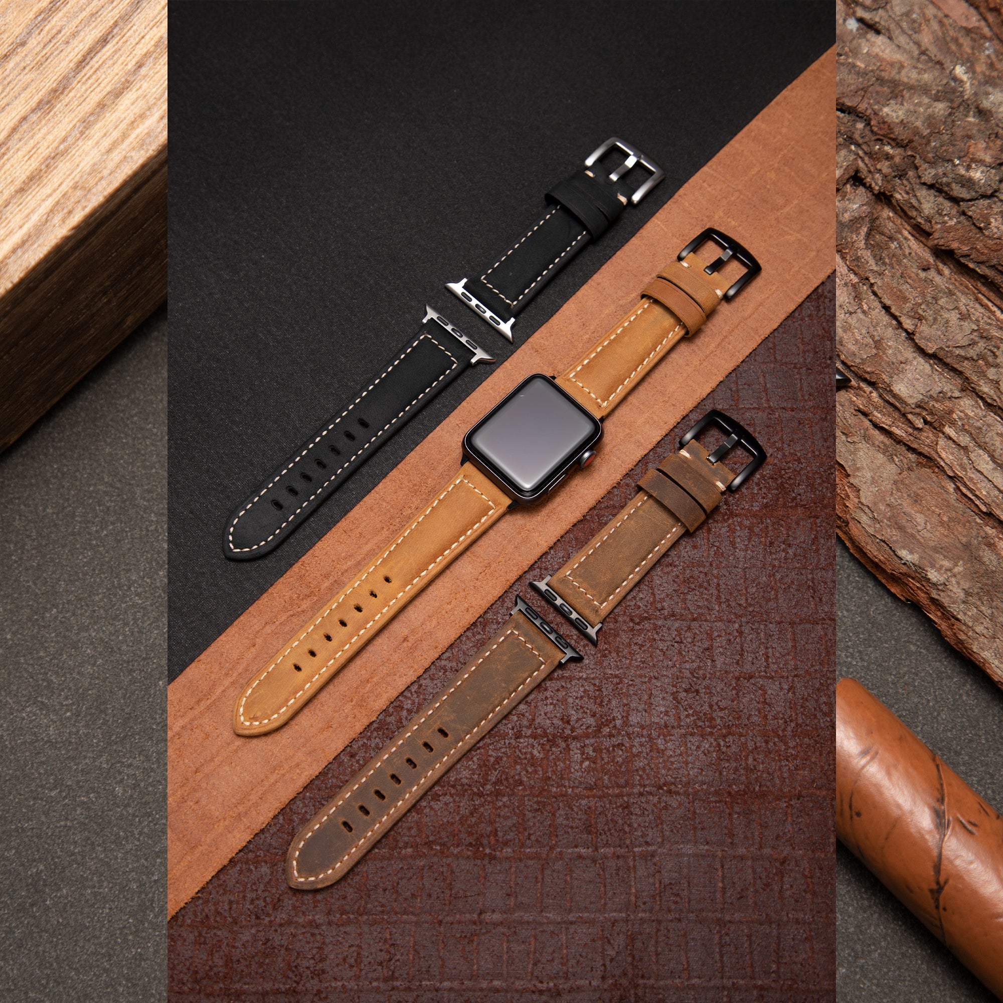 Classic Leather Apple Watch Band